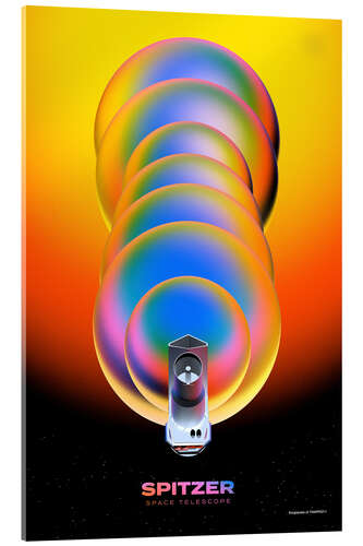 Acrylic print Spitzer Space Telescope