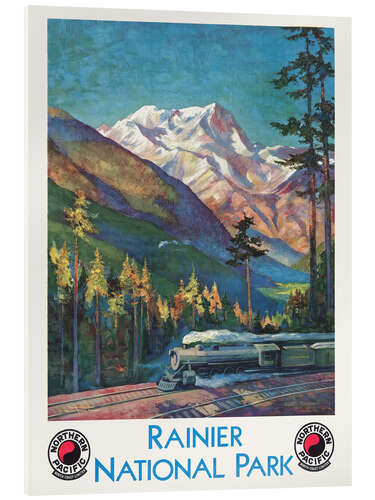 Acrylic print Rainier National Park, Northern Pacific North Coast