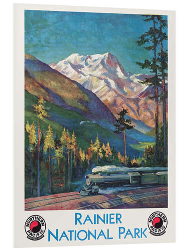 PVC print Rainier National Park, Northern Pacific North Coast