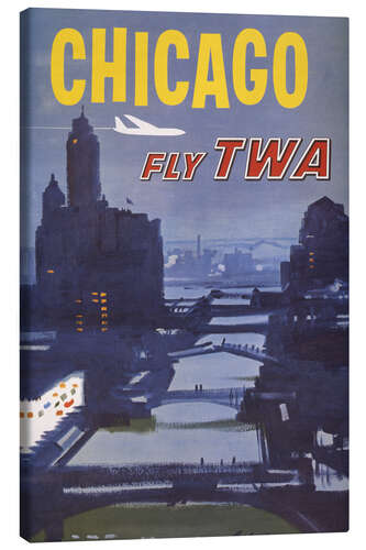 Leinwandbild Chicago Fly TWA