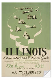 Sticker mural Illinois, A Descriptive and Historical Guide