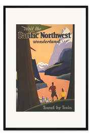 Gerahmter Kunstdruck Visit the Pacific Northwest