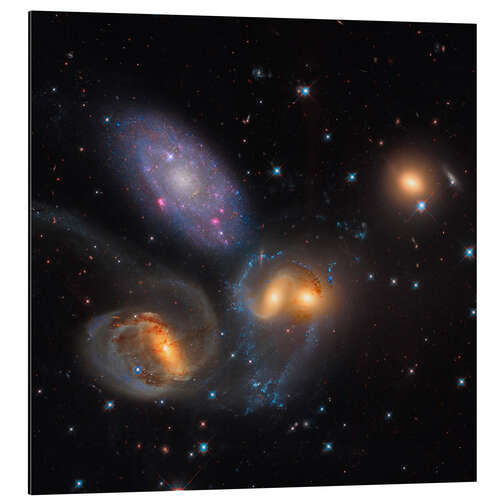 Quadro em alumínio Stephan's Quintet, Pegasus Constellation