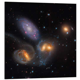 Aluminium print Stephan's Quintet, Pegasus Constellation