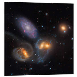 Tableau en plexi-alu Stephan&#039;s Quintet, Pegasus Constellation