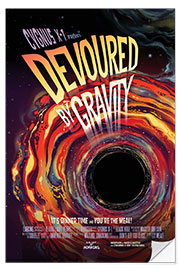 Självhäftande poster Devoured By Gravity - Exoplanet Exploration