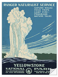 Autocolante decorativo Yellowstone Nationalpark