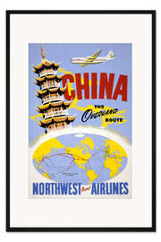 Gerahmter Kunstdruck China, the Overland Route