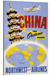 Magnettafel China, the Overland Route