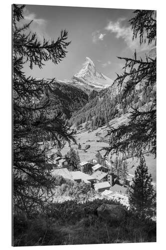 Gallery Print Blick auf das Matterhorn, Zermatt, Schweiz