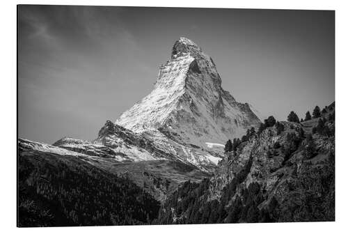 Tableau en aluminium Summit of the Matterhorn