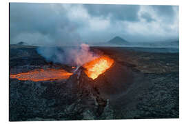 Aluminium print Litli Hrutur Volcano, Iceland