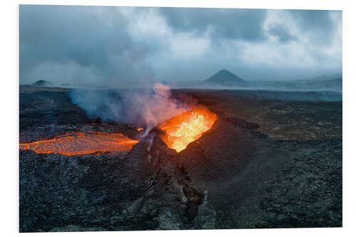 Stampa su PVC Litli Hrutur Volcano, Iceland