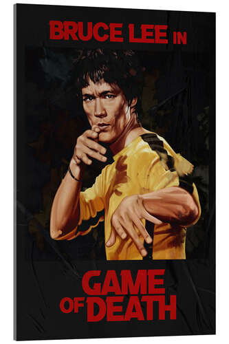 Akrylglastavla Bruce Lee in Game Of Death