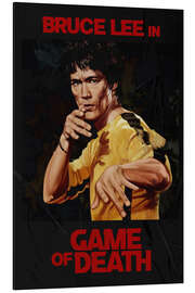 Tableau en aluminium Bruce Lee in Game Of Death