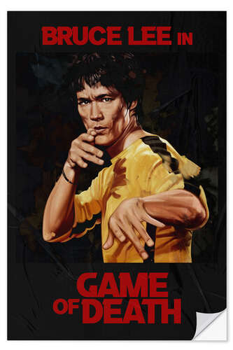 Vinilo para la pared Bruce Lee in Game Of Death