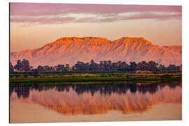 Cuadro de aluminio Looking West Towards the Valley of the Kings in Luxor, Egypt