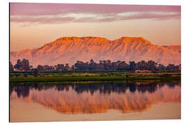 Magnettafel Blick nach Westen auf das Tal der Könige in Luxor, Ägypten
