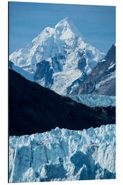 Tableau en aluminium Margerie Glacier on a sunny day in Glacier Bay National Park