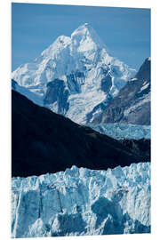 Foam board print Margerie Glacier on a sunny day in Glacier Bay National Park