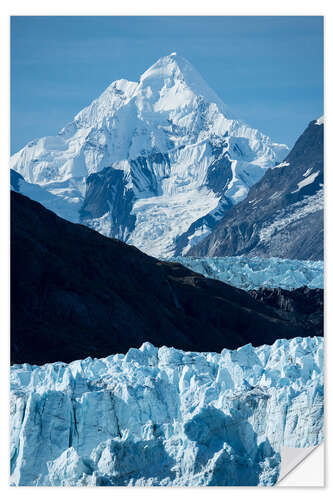 Wall sticker Margerie Glacier on a sunny day in Glacier Bay National Park