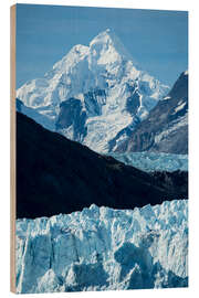 Quadro de madeira Margerie Glacier on a sunny day in Glacier Bay National Park