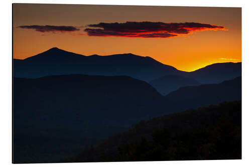 Alubild Whiteface Mountain im Adirondak Park, New York, USA