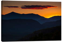 Stampa su tela Whiteface Mountain in Adirondak Park, New York, USA