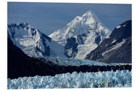 Foam board print Margerie Glacier in Glacier Bay National Park, Alaska