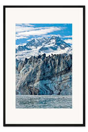 Gerahmter Kunstdruck Johns Hopkins Glacier, Glacier Bay National Park, Alaska