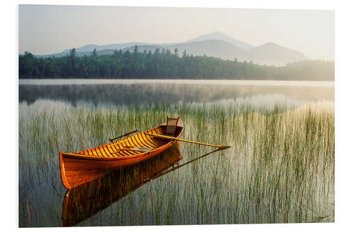 Hartschaumbild Adirondack Guide Boot in Adirondack Park, New York, USA