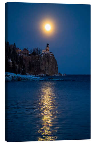 Lærredsbillede Split Rock Lighthouse on Lake Superior