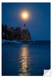 Adesivo murale Split Rock Lighthouse on Lake Superior