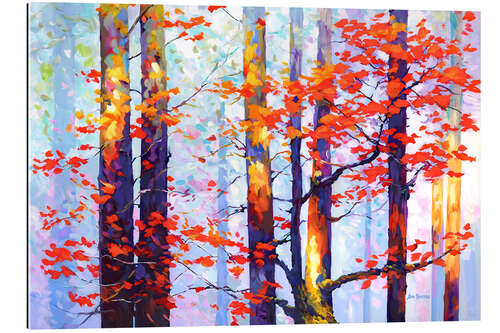 Tableau en plexi-alu Whispers of Autumn Love