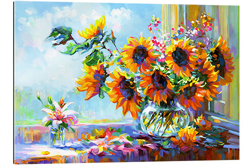 Galleriprint Sunflowers Morning Glory