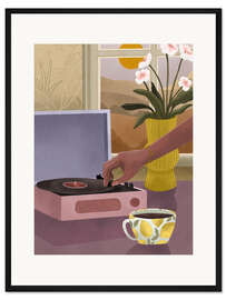 Gerahmter Kunstdruck Stop the Record