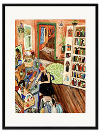 Impression artistique encadrée Kimi's Kitsch