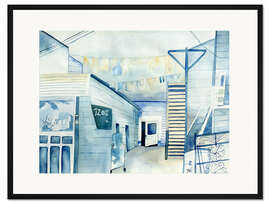 Gerahmter Kunstdruck San Francisco Blues