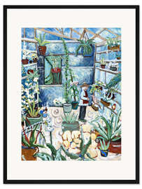 Gerahmter Kunstdruck Im Gewächshaus