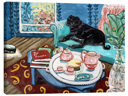 Canvas print Pug Principles