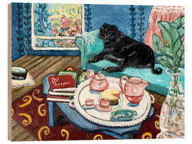 Obraz na drewnie Pug Principles - Deborah Eve Alastra