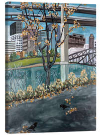 Quadro em tela Portland Waterfront - Deborah Eve Alastra