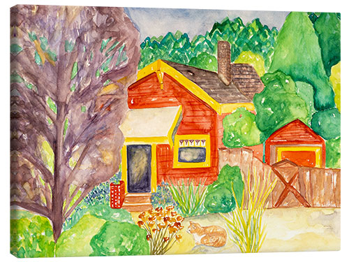 Lienzo Red House