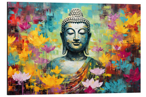 Alubild Buddha Statue