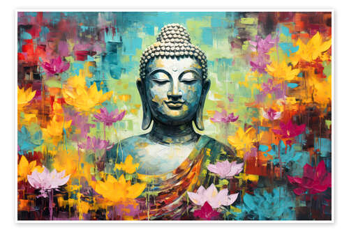 Poster Buddha Statue