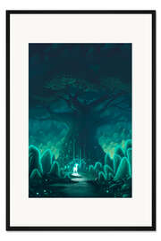 Gerahmter Kunstdruck Geist des Kristallbaums