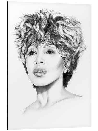 Tableau en aluminium Tina Turner