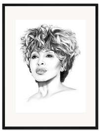 Gerahmter Kunstdruck Tina Turner