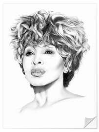 Wall sticker Tina Turner