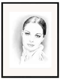 Plakat artystyczny premium w ramie Romy Schneider III